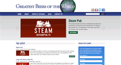 Desktop Screenshot of greatestbeersoftheworld.com